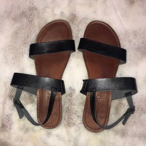 Black Sandals Size 9